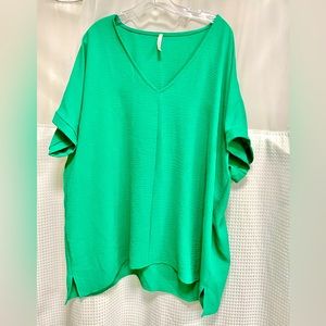 Green blouse